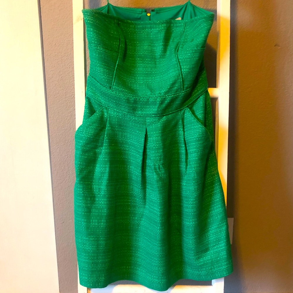 Strapless Tweed Banana Republic Dress